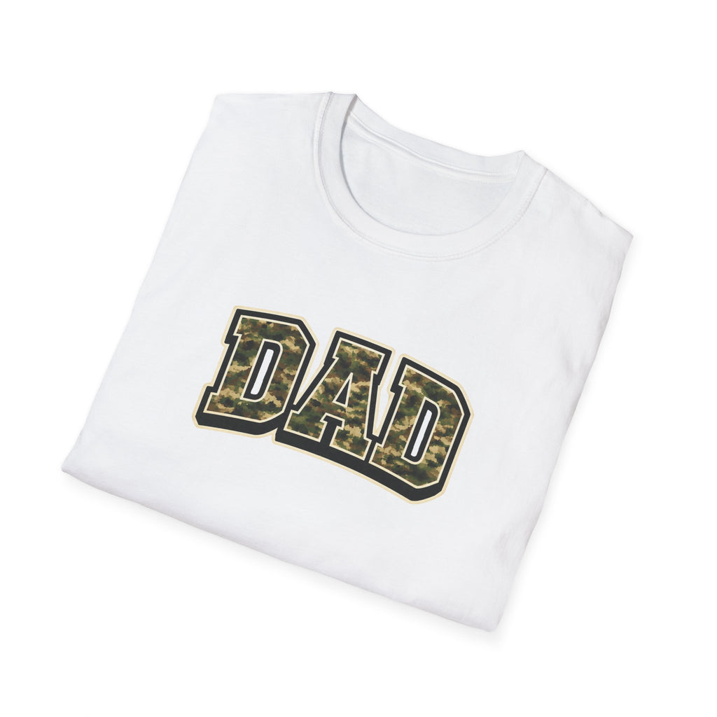 Dad Camo T‑Shirt — Military Camouflage 'DAD' Father's Day Tee