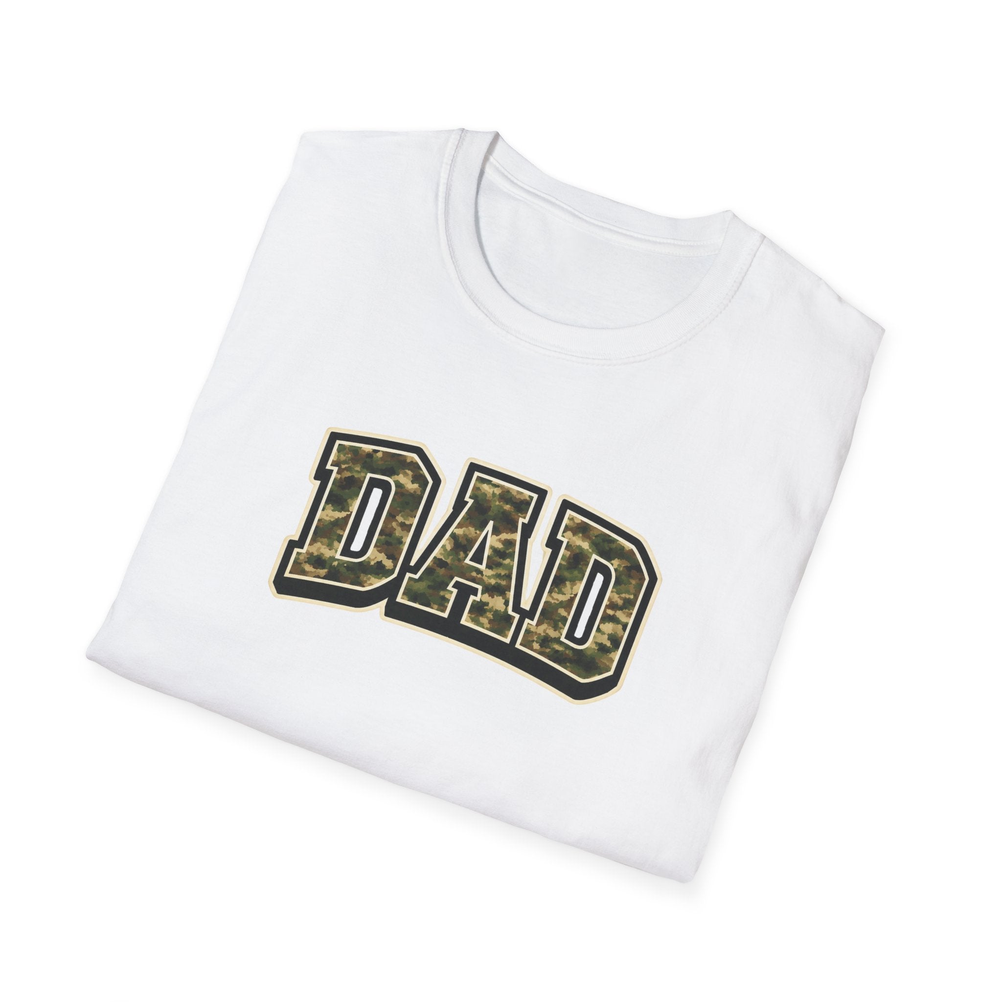 Dad Camo T‑Shirt — Military Camouflage 'DAD' Father's Day Tee