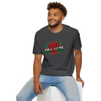 Super Grandpa Welsh Flag/ Wales themed T-Shirt – Retro Comic Gift Tee for Grandfather | Father’s Day & Birthday Present