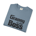 Granny Is the Boss T-Shirt – Funny Grandma Gift, Mother’s Day & Birthday Tee
