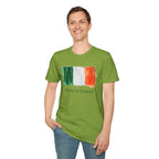 Made in Ireland T-Shirt — Watercolor Irish Flag Tee