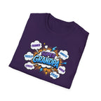 Super Grandpa Comic T-Shirt — "Super Grandpa" Funny Gift for Grandfathers