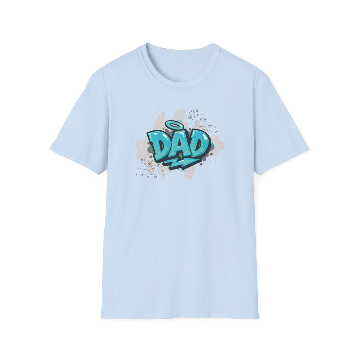 Dad Blue Graffiti T-Shirt