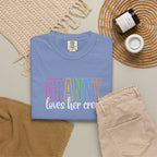 Grandma Loves Her Crew T‑Shirt — Pastel Family Grandma Tee