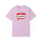 Hello My Name Is Grandma T-Shirt — Funny Grandma Name Tag Tee