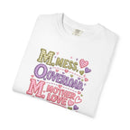 Mom Overload T-Shirt — "Mess, Overload, Mother Love" Cute Mom Graphic Tee