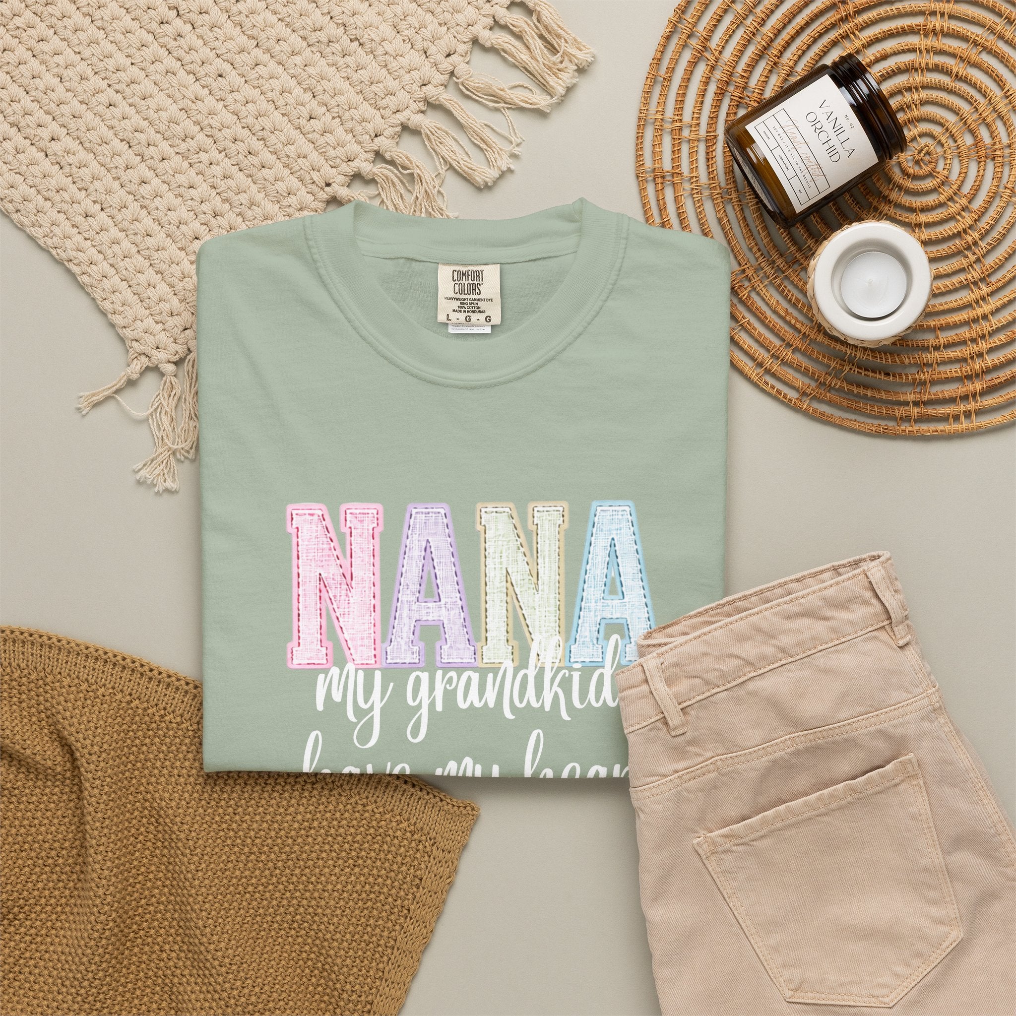 Nana Pastel Lettering T‑Shirt