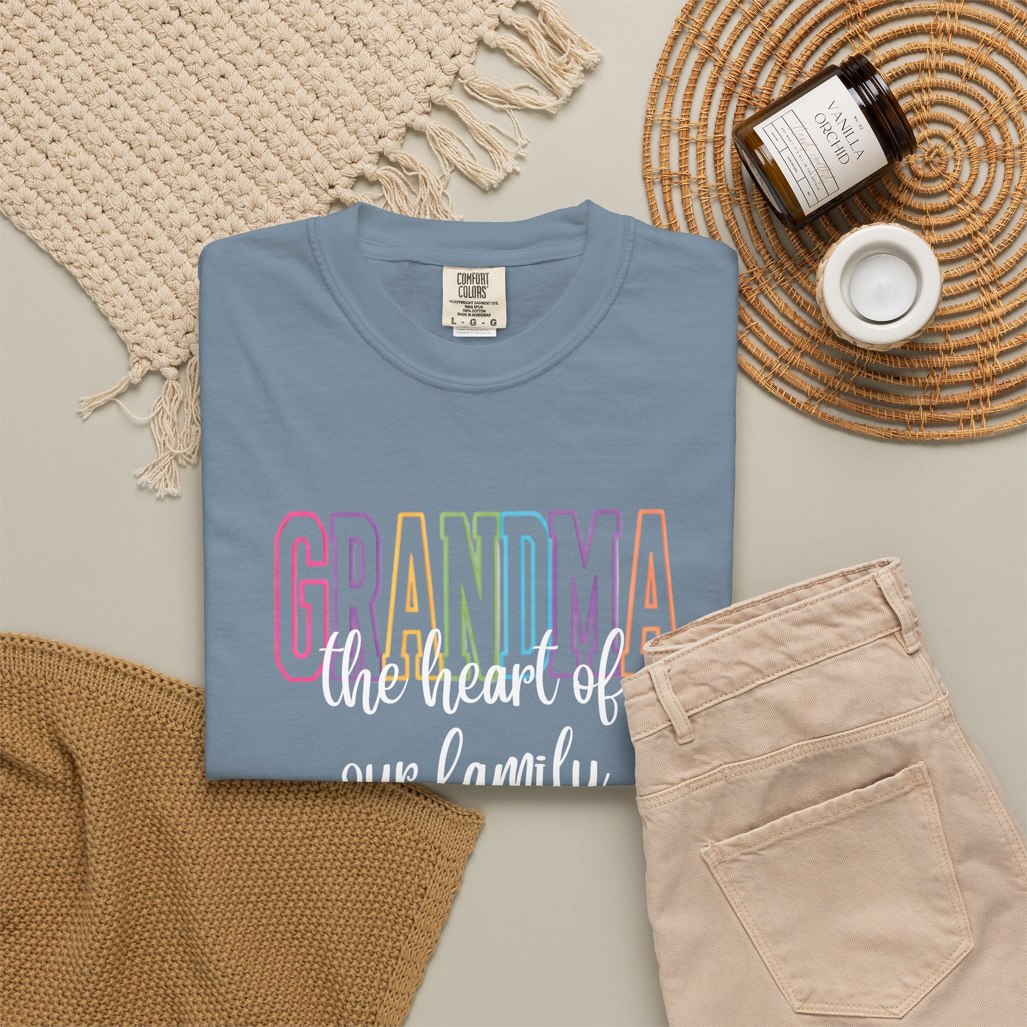 Grandma “the heart of our family” T-Shirt