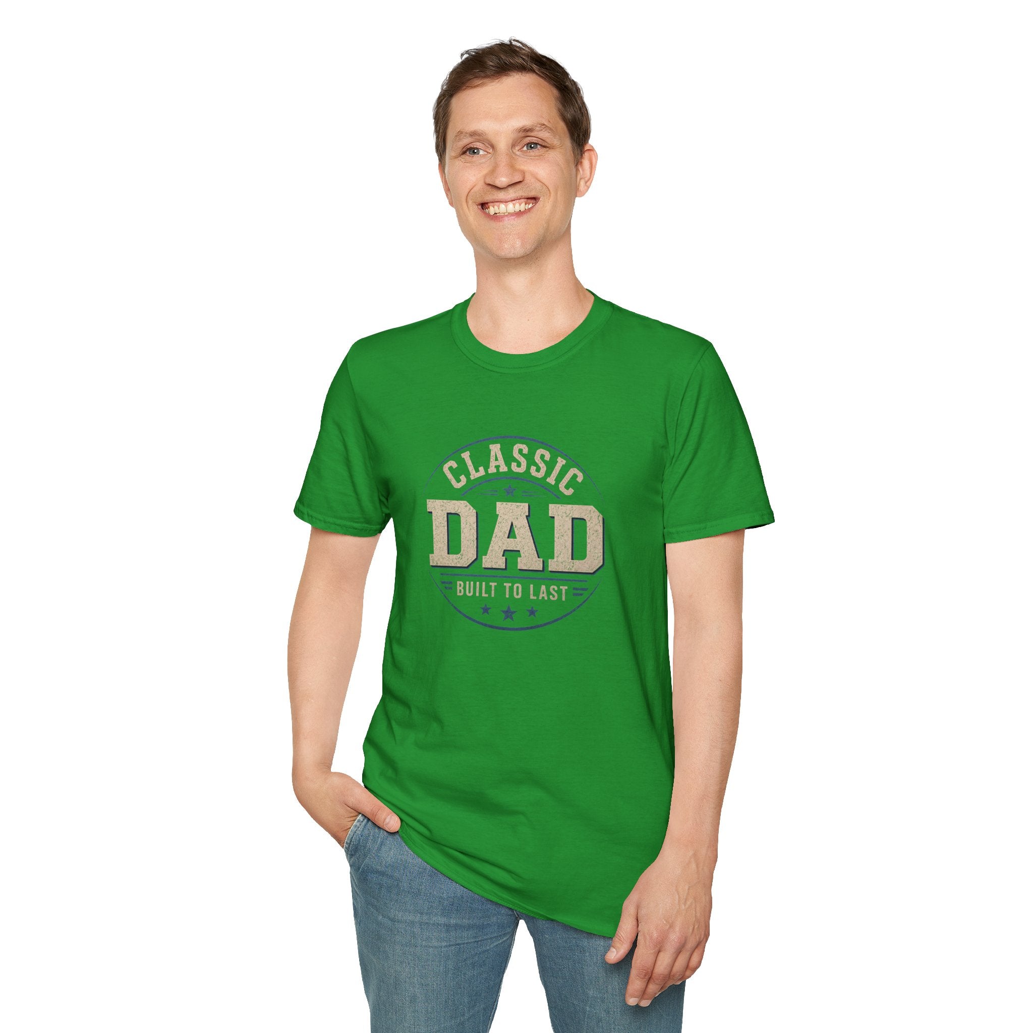 Classic Dad T-Shirt — "Built to Last" Father's Day Tee
