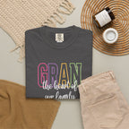Gran The Heart of Our Family T-Shirt — Grandma Gift, Mother's Day, Family Life Tee