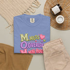 T‑Shirt — "Moms Overload Mini-Hugs" Cute Colorful Graphic Tee