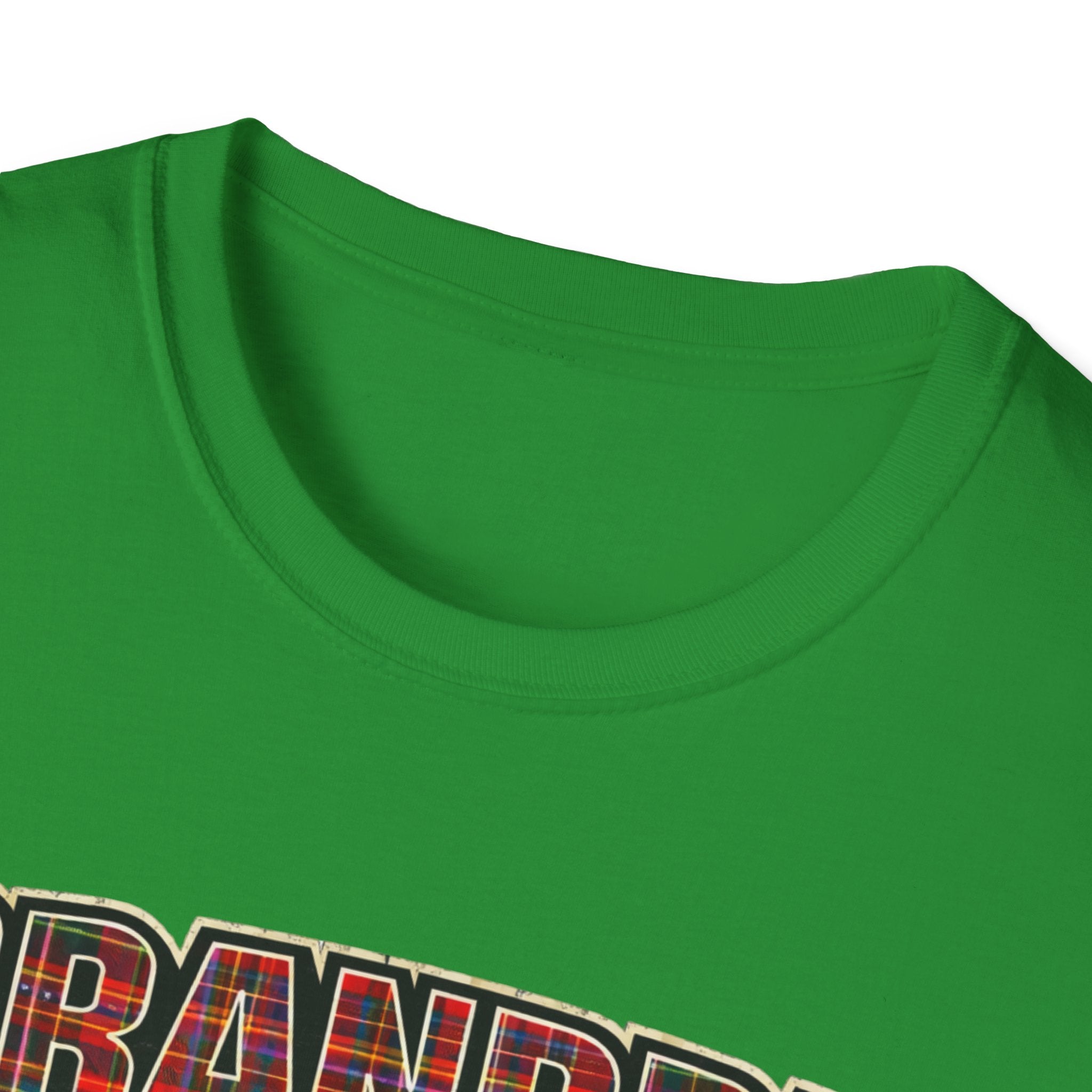 Grandpa EST. 2026 T-Shirt — New Grandpa Plaid Announcement Tee