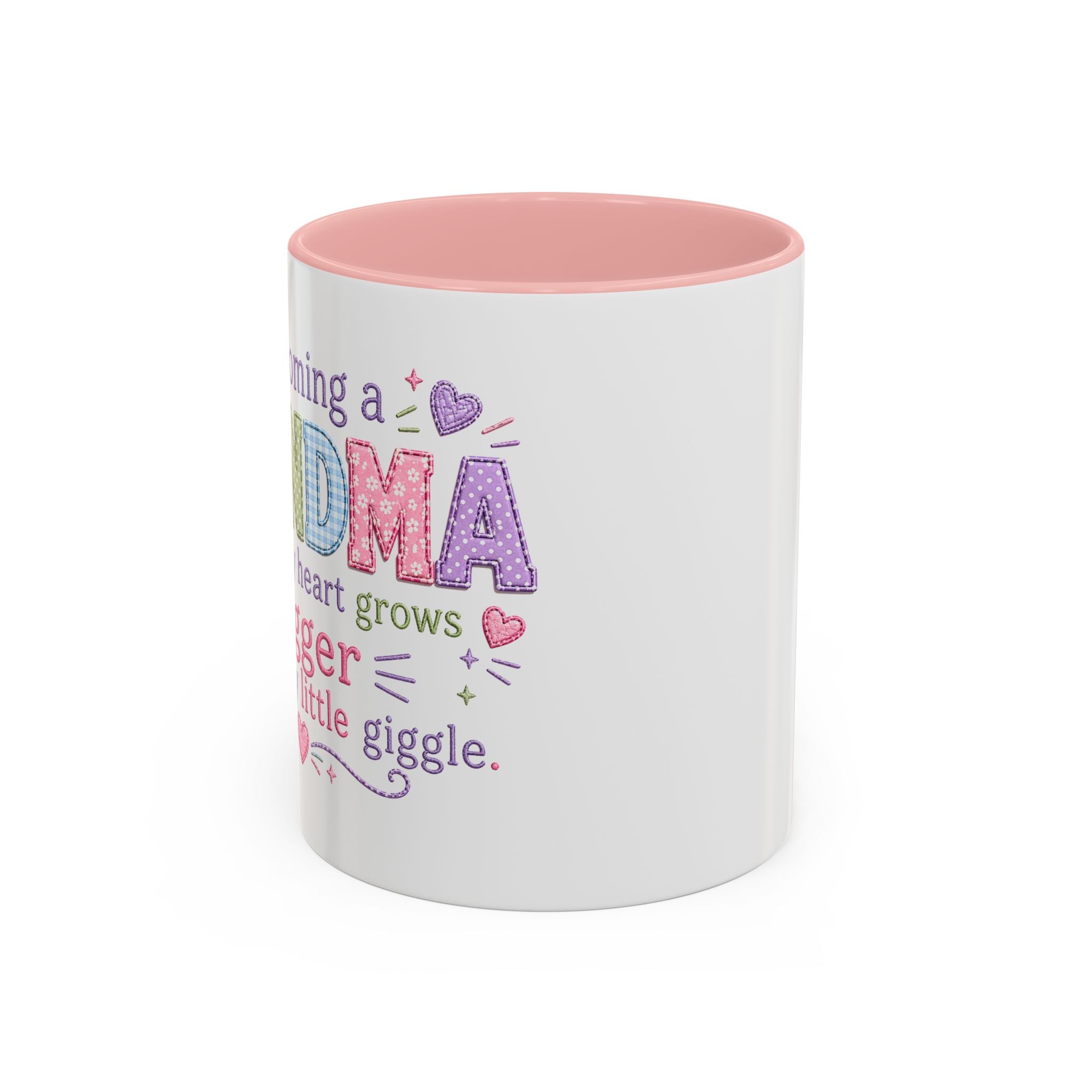Grandma Coffee Mug - "Becoming a Grandma" Heartfelt Gift Accent Mug (11/15oz)
