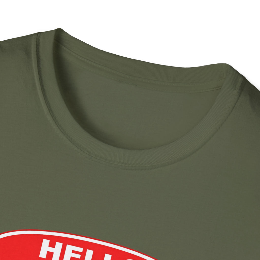 Hello My Name Is Grandpa T-Shirt — Funny Grandpa Name Tag Tee for Father’s Day & New Grandfathers