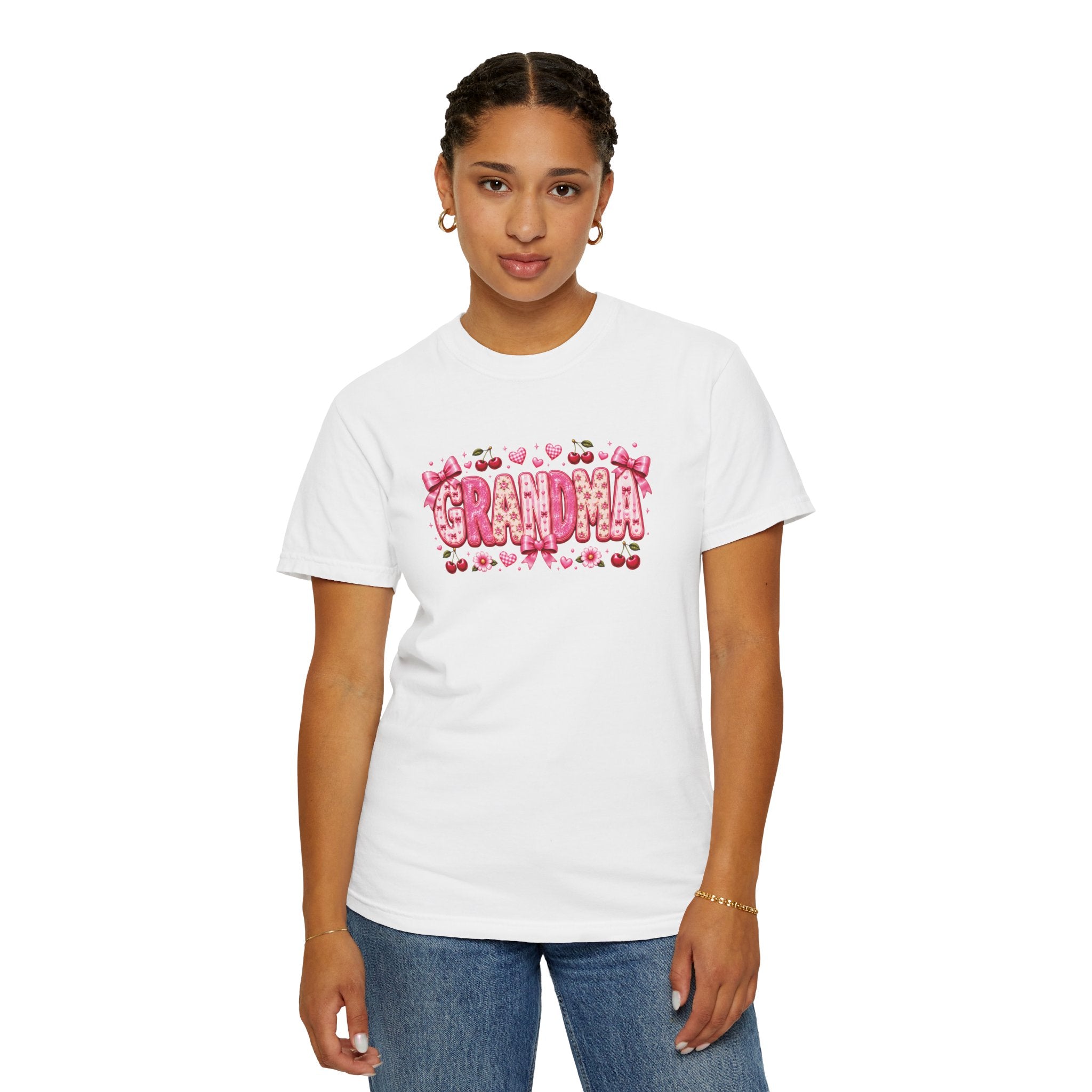 GRANDMA Floral Heart T-Shirt