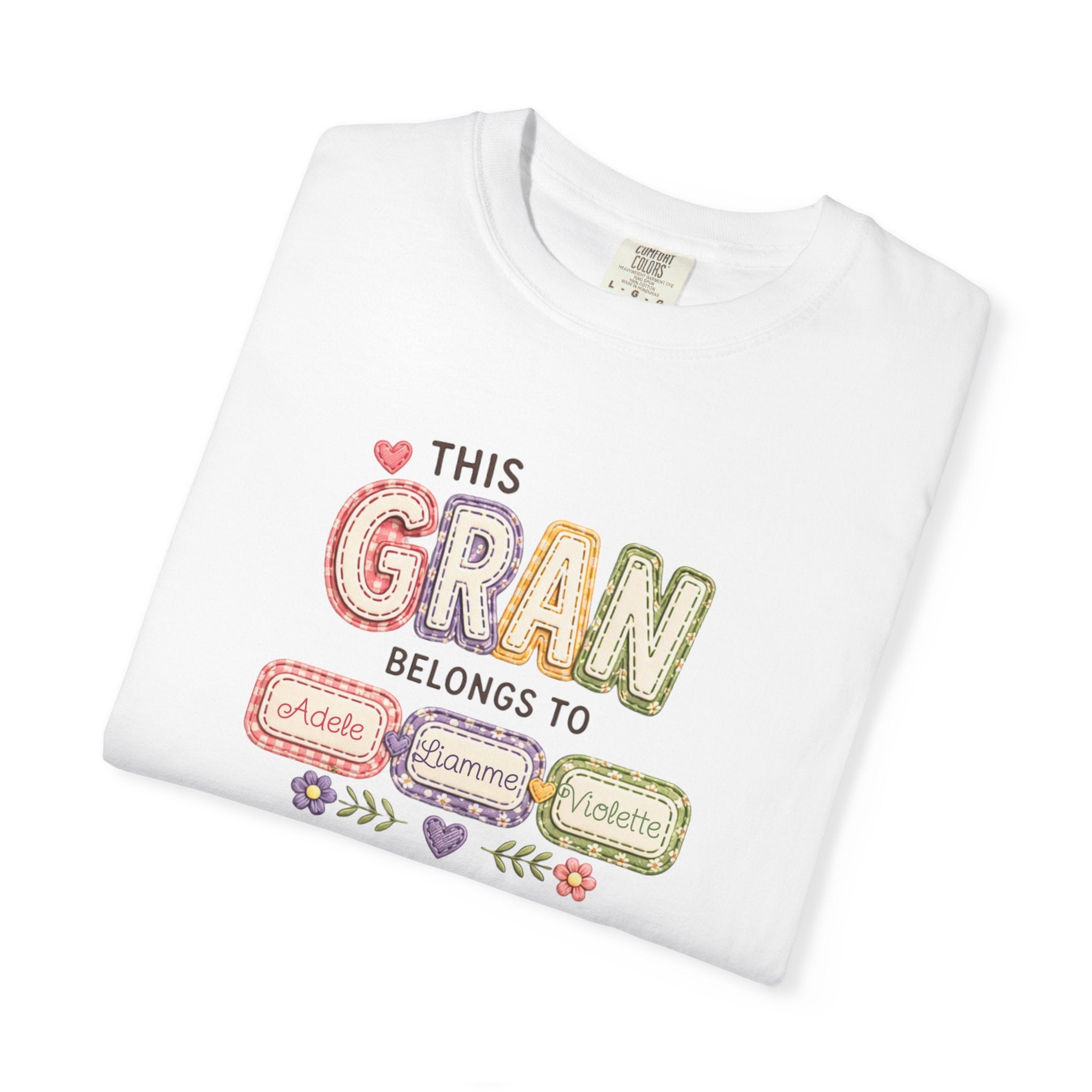 Gran Belongs To T-Shirt — Personalized "This Gran Belongs To" Family Names Tee