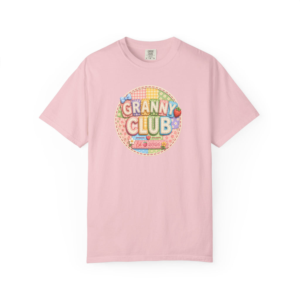 Granny Club Graphic T-Shirt — Retro Candy Patch Design