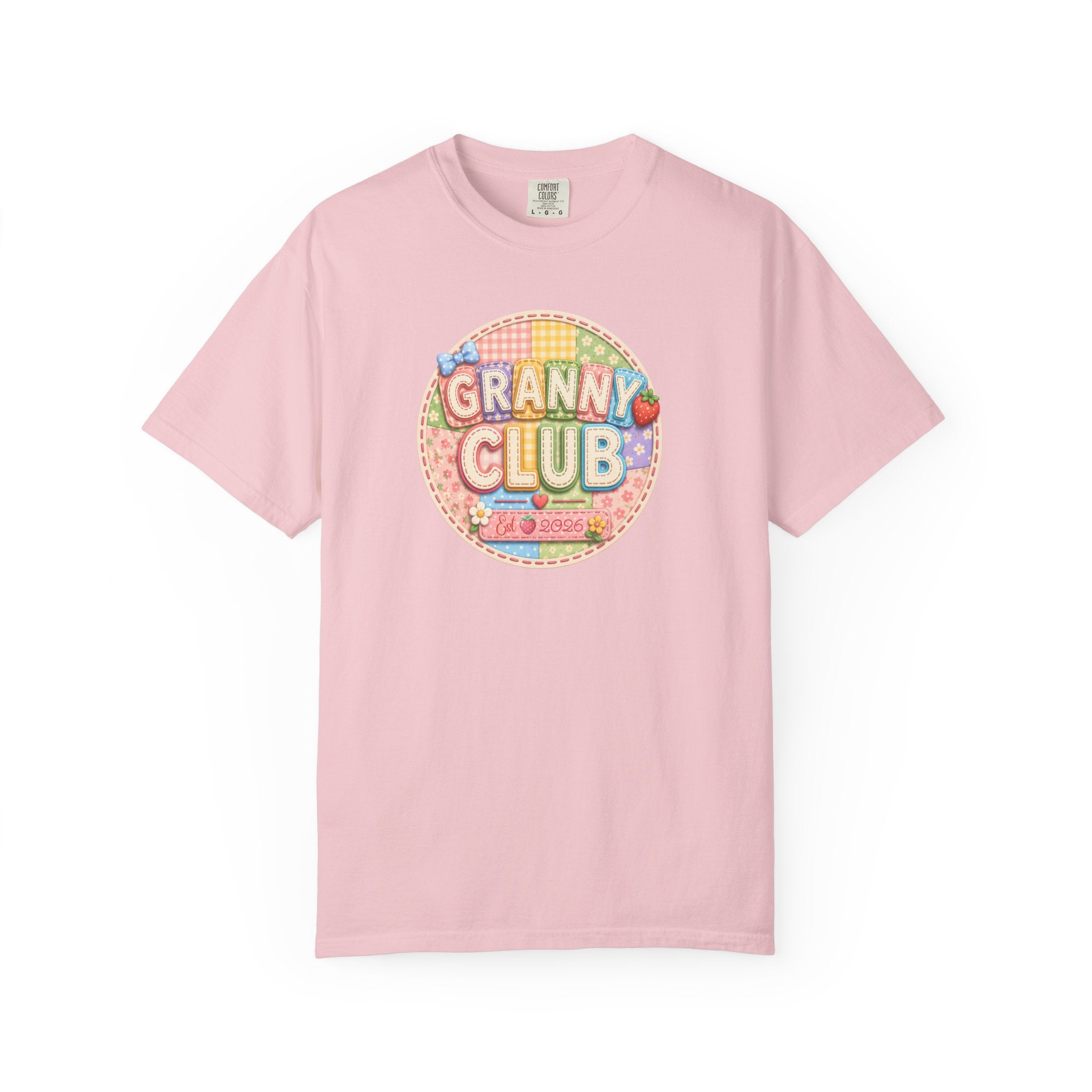 Granny Club Graphic T-Shirt — Retro Candy Patch Design