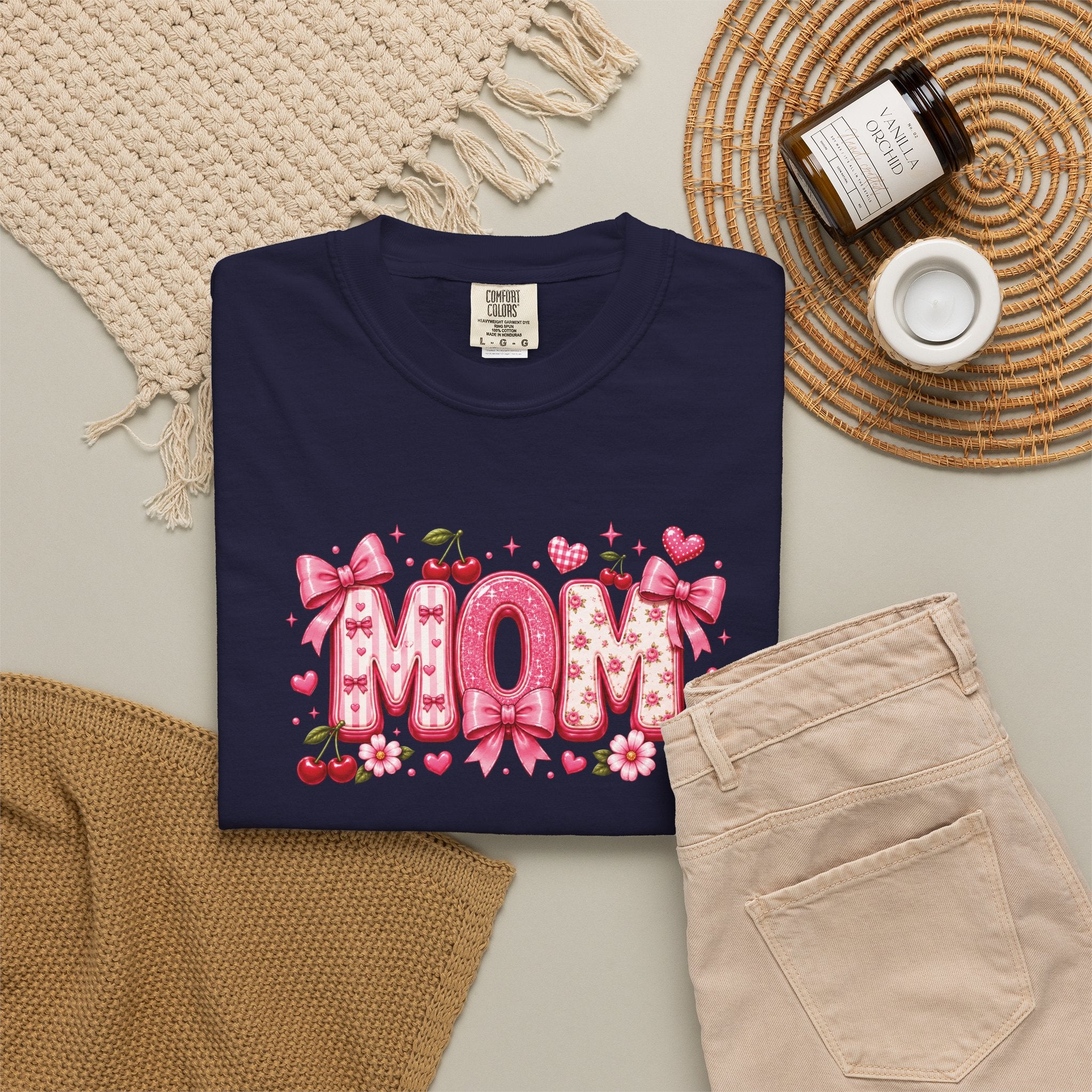 MOM Floral Heart T-Shirt