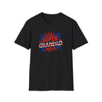 Super Grandad Union Jack/England themed Comic-Style T-Shirt