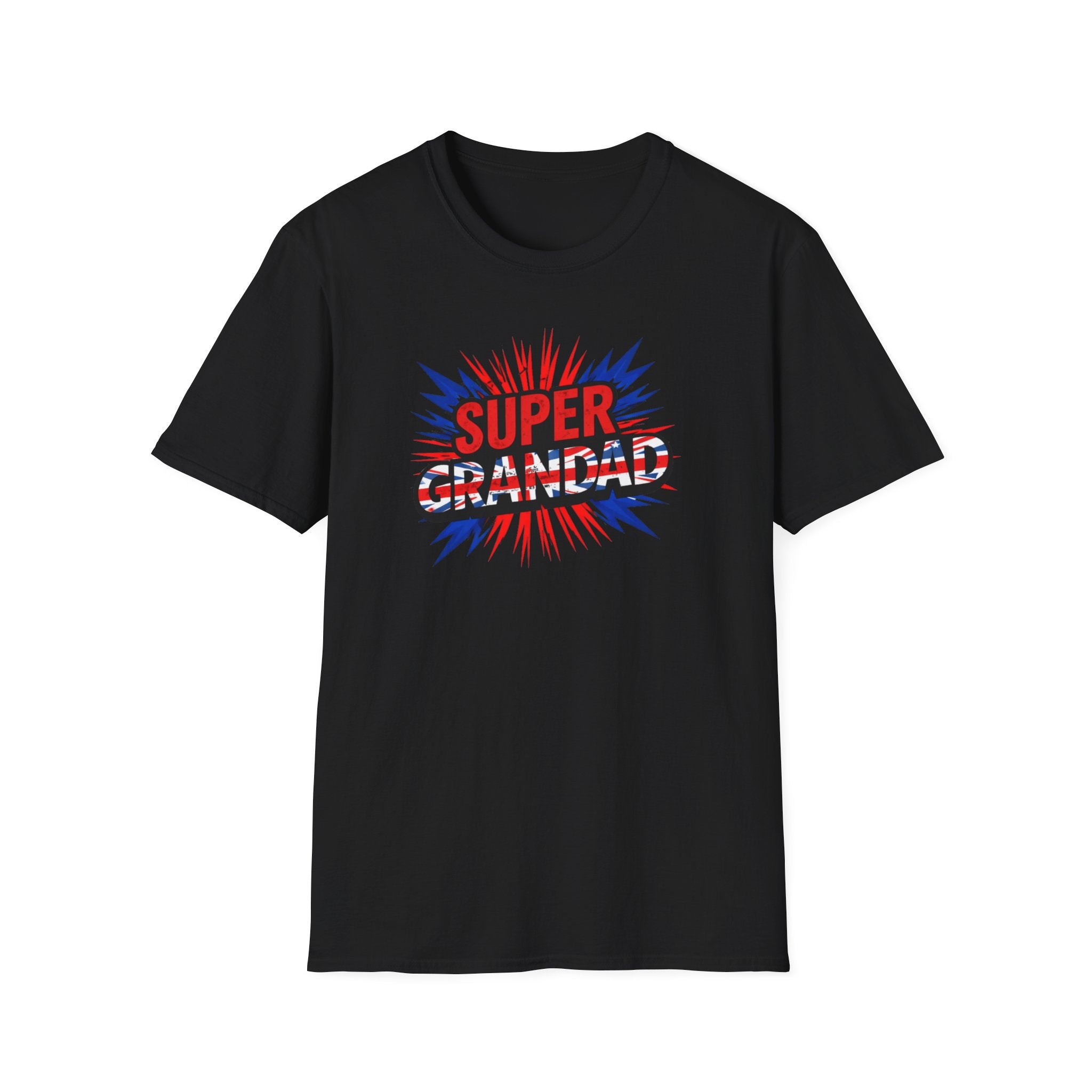 Super Grandad Union Jack/England themed Comic-Style T-Shirt
