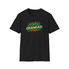 Super Grandad Ireland Flag/Irish themed T-Shirt — Retro Comic Style Gift for Grandpa (Father's Day, Birthday)