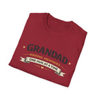 Grandad T-Shirt - "Making Memories One Hug at a Time" Grandpa Gift Tee