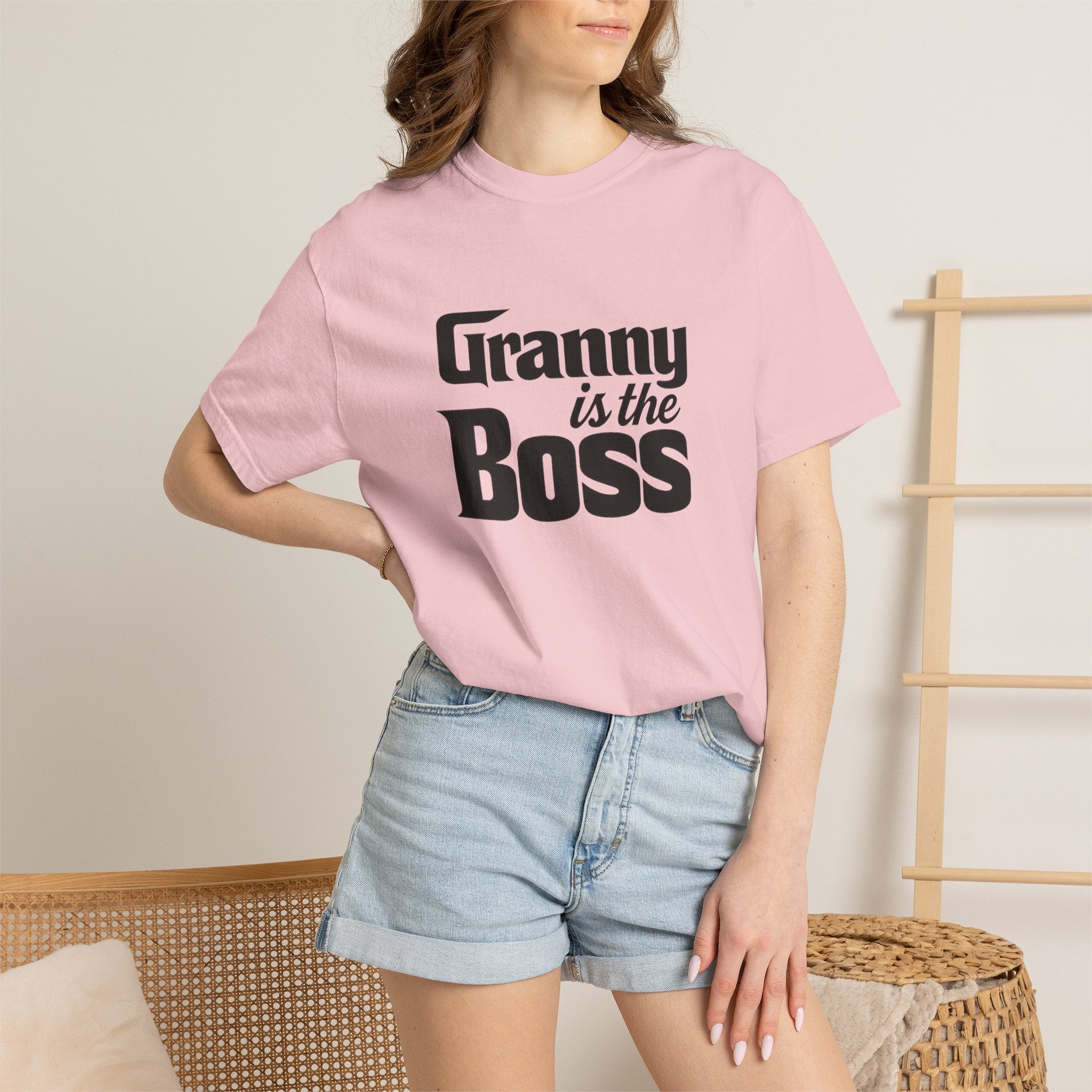 Granny Is the Boss T-Shirt – Funny Grandma Gift, Mother’s Day & Birthday Tee