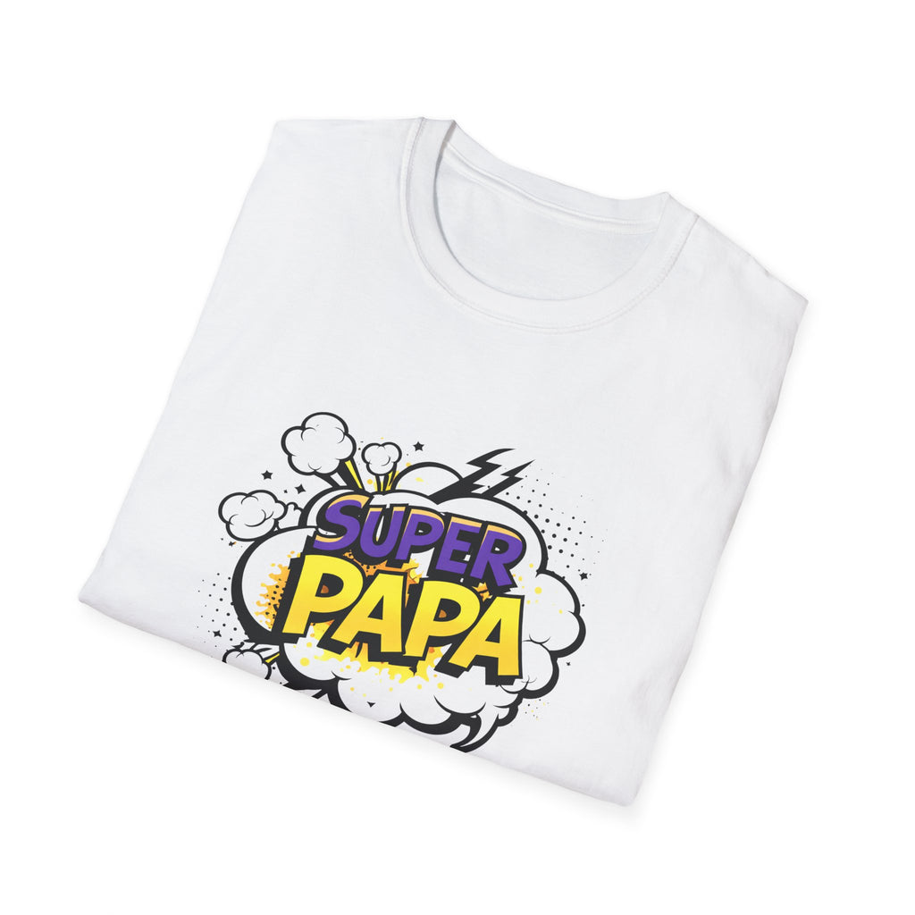 Super Papa T-Shirt — Comic Book Style Father’s Day Tee