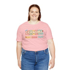 Grandma Floral Retro Tee — "Grandma" Names Design (Aileen • Wendy • Peyton)