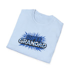 Super Grandad Scotland Flag/Scottish themed T-Shirt — Retro Comic Gift for Grandpa, Father’s Day & Birthday