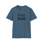 T-Shirt — "Papa is the Boss" Funny Father's Day Tee