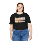 Grandma Floral Retro Tee — "Grandma" Names Design (Aileen • Wendy • Peyton)