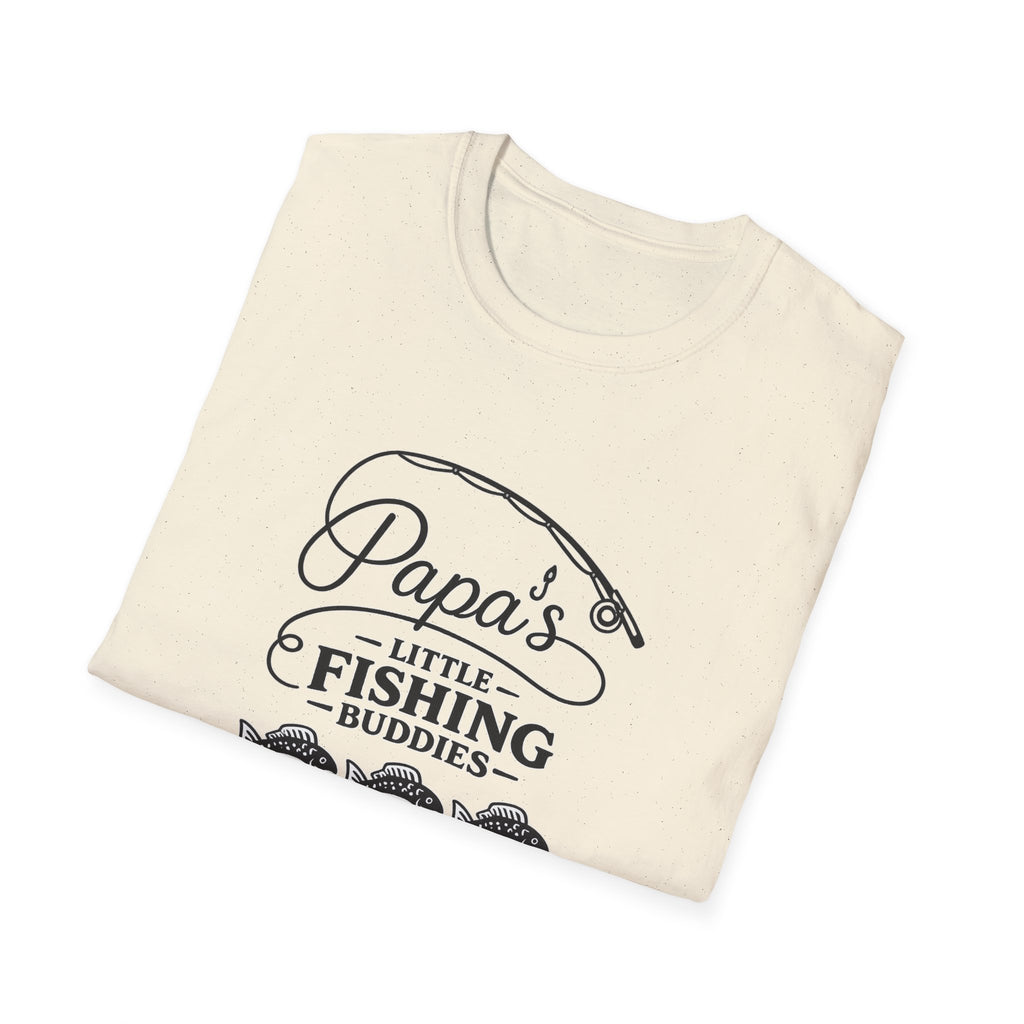Papa's Little Fishing Buddies T-Shirt – Father-Child Fishing Tee