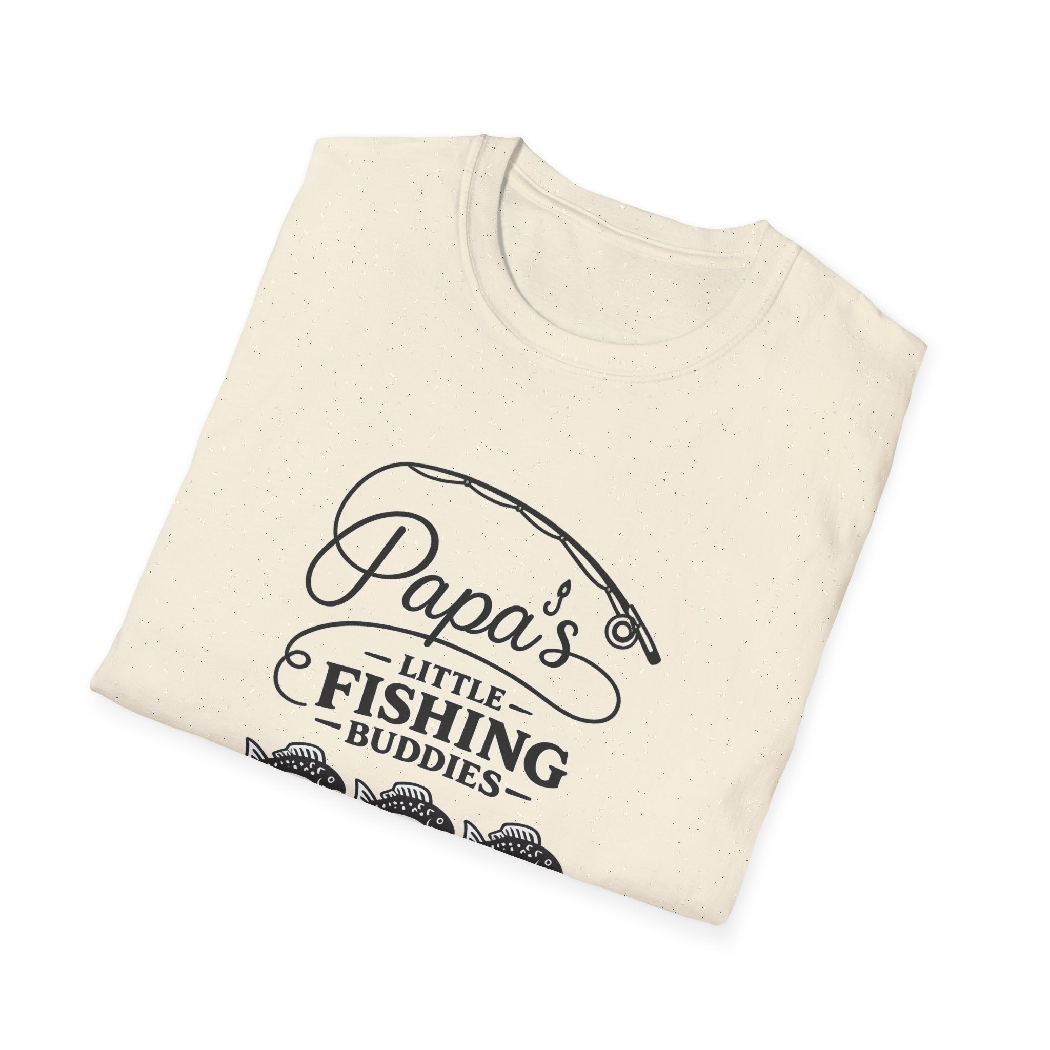Papa's Little Fishing Buddies T-Shirt – Father-Child Fishing Tee