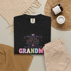 Grandma Floral Scripture T-Shirt — Blessed Are Those Who Are Pure in Heart