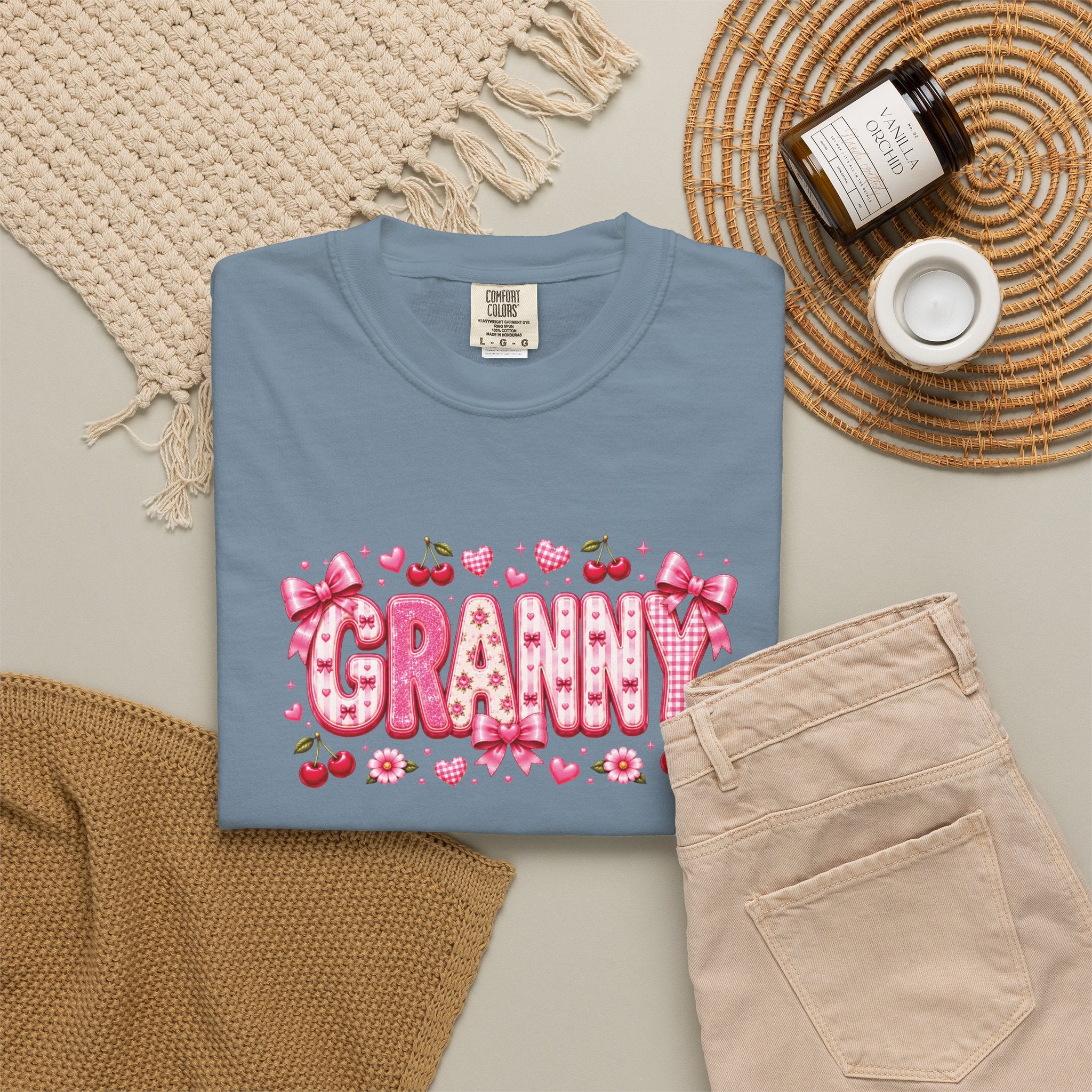 GRANNY Floral Heart T-Shirt