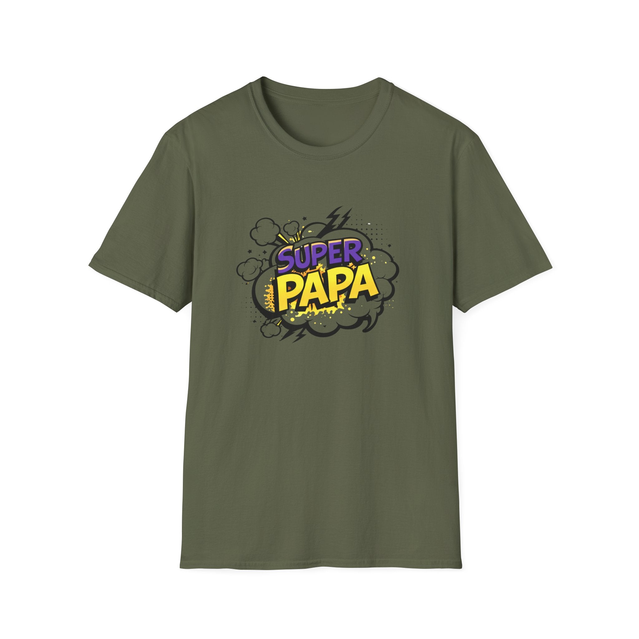 Super Papa T-Shirt — Comic Book Style Father’s Day Tee