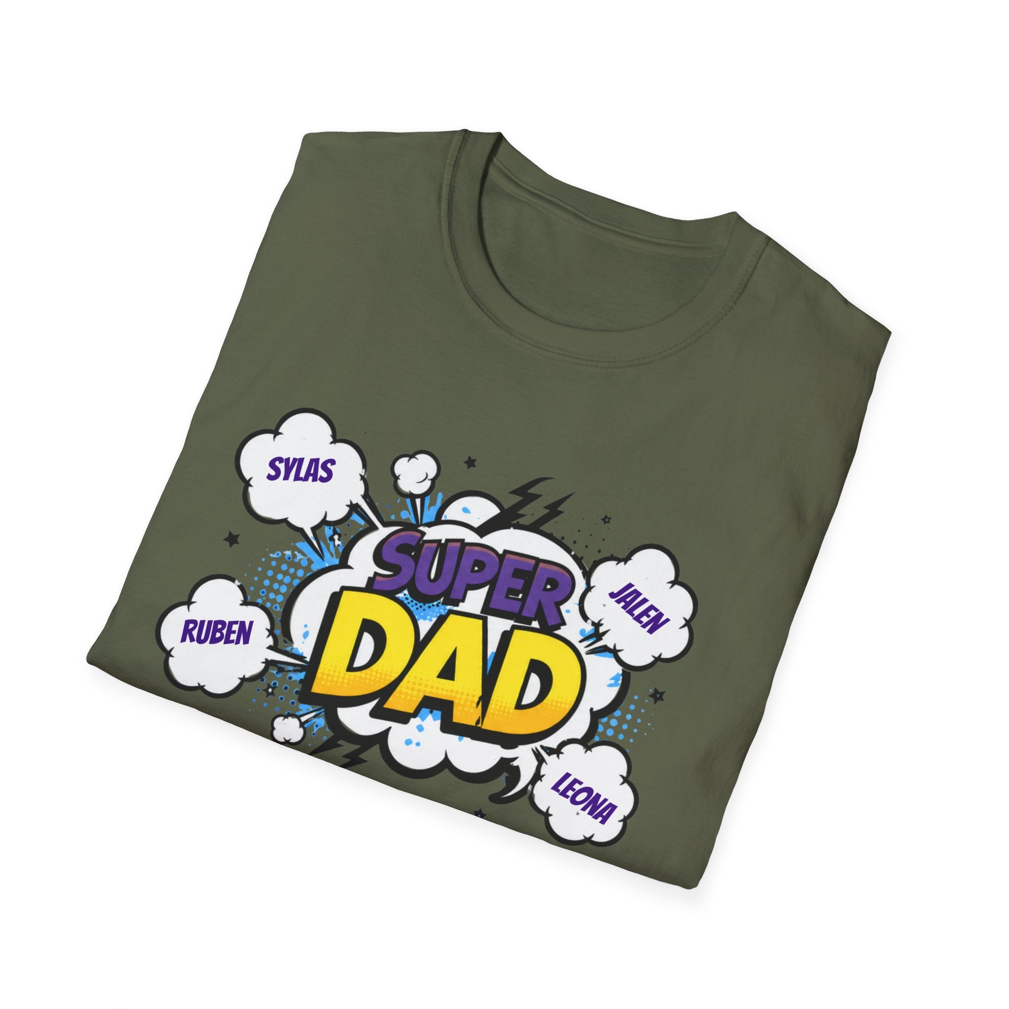 Super Dad Comic Graphic T-Shirt — Father’s Day Gift Tee
