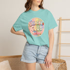 Grandma Club T-Shirt — Cute Retro Floral Badge Tee for Grandmothers