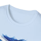 Made in Scotland T-Shirt — Watercolor Saltire Flag Tee
