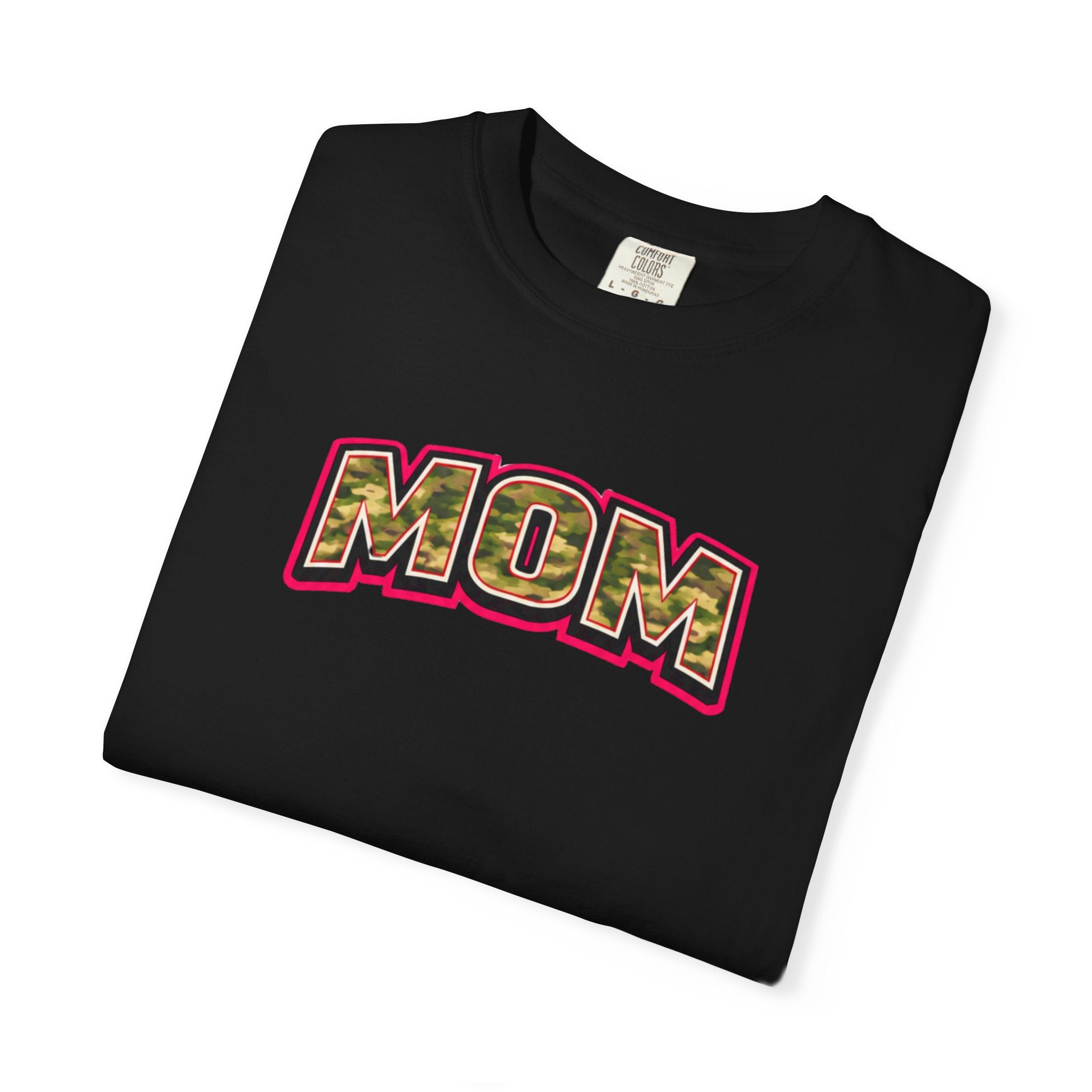 MOM Camo Patch Graphic T-Shirt