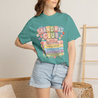 Grandma's Club T-Shirt — Cute Floral 'Grandma's Club' Rules Tee
