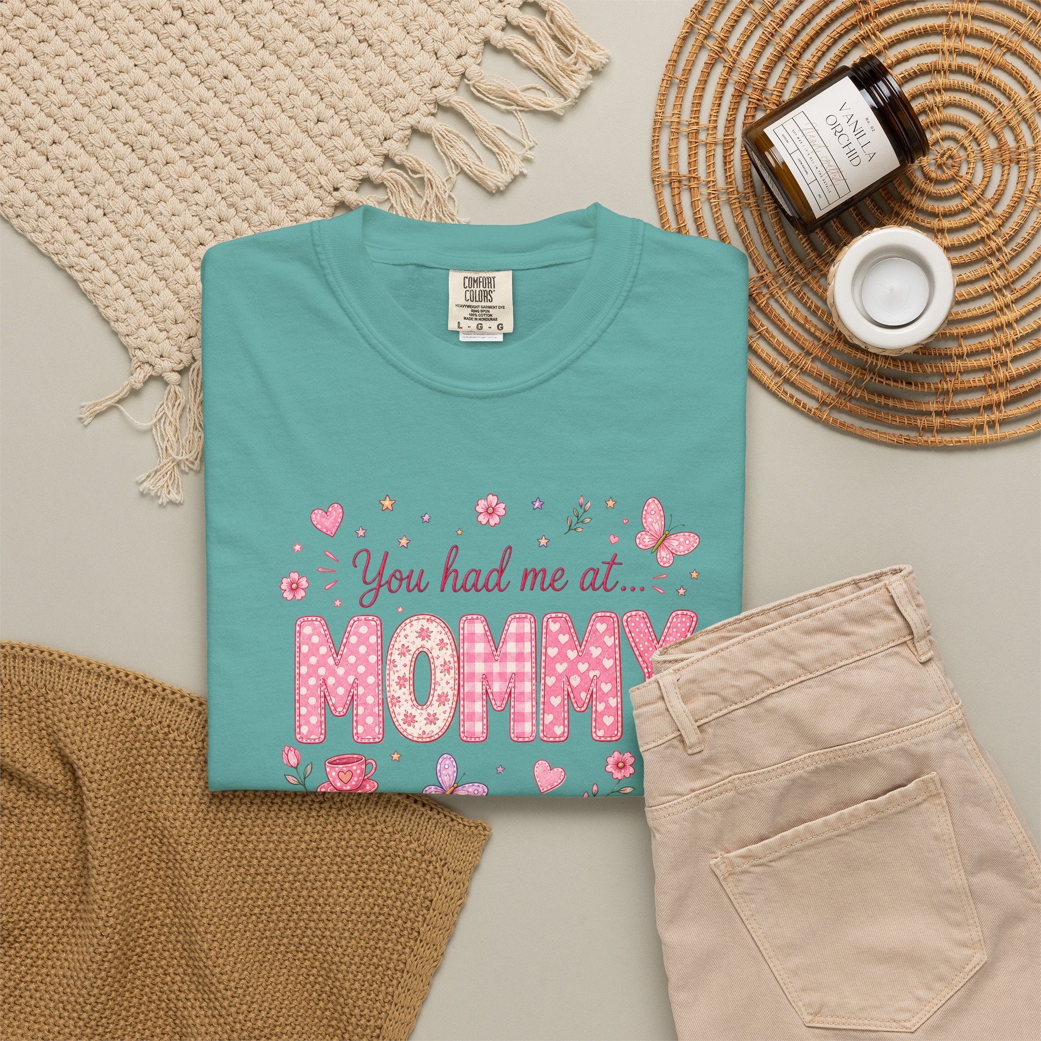 You Had Me at Mommy T-Shirt — Cute Pink Mommy Graphic Tee for New Moms & Mother's Day