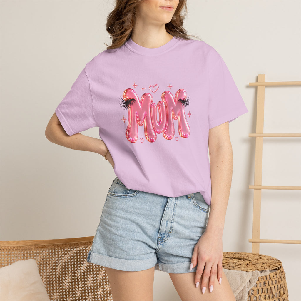 MUM Pink Balloon Eyelashes T-Shirt
