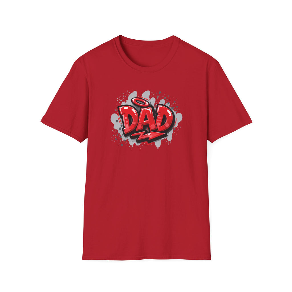 Dad Red Graffiti T-Shirt