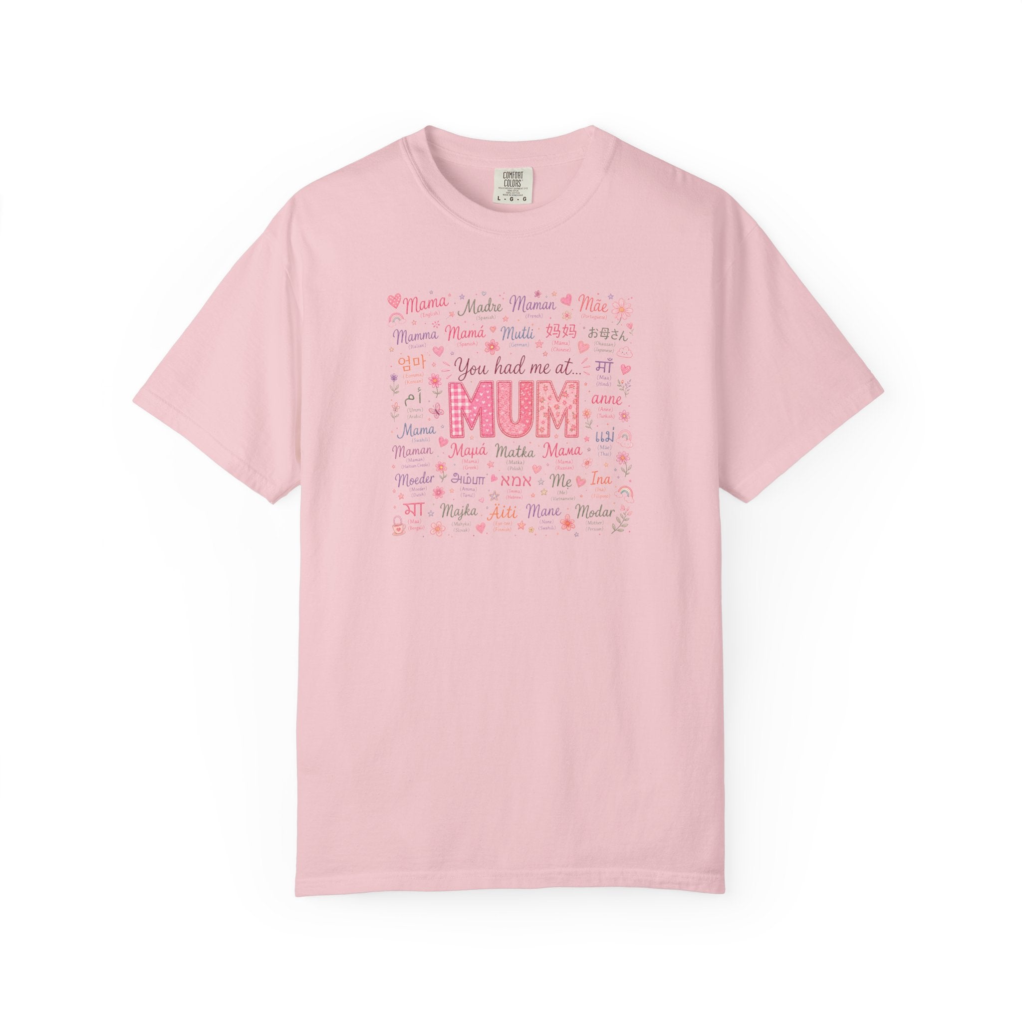 Mum Heartbeat T-Shirt — 'You Had Me at MUM' Floral Mother's Day Tee