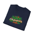 Super Grandpa Ireland Flag/Irish themed T-Shirt — Retro Comic Father's Day Gift