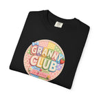 Granny Club Graphic T-Shirt — Retro Candy Patch Design