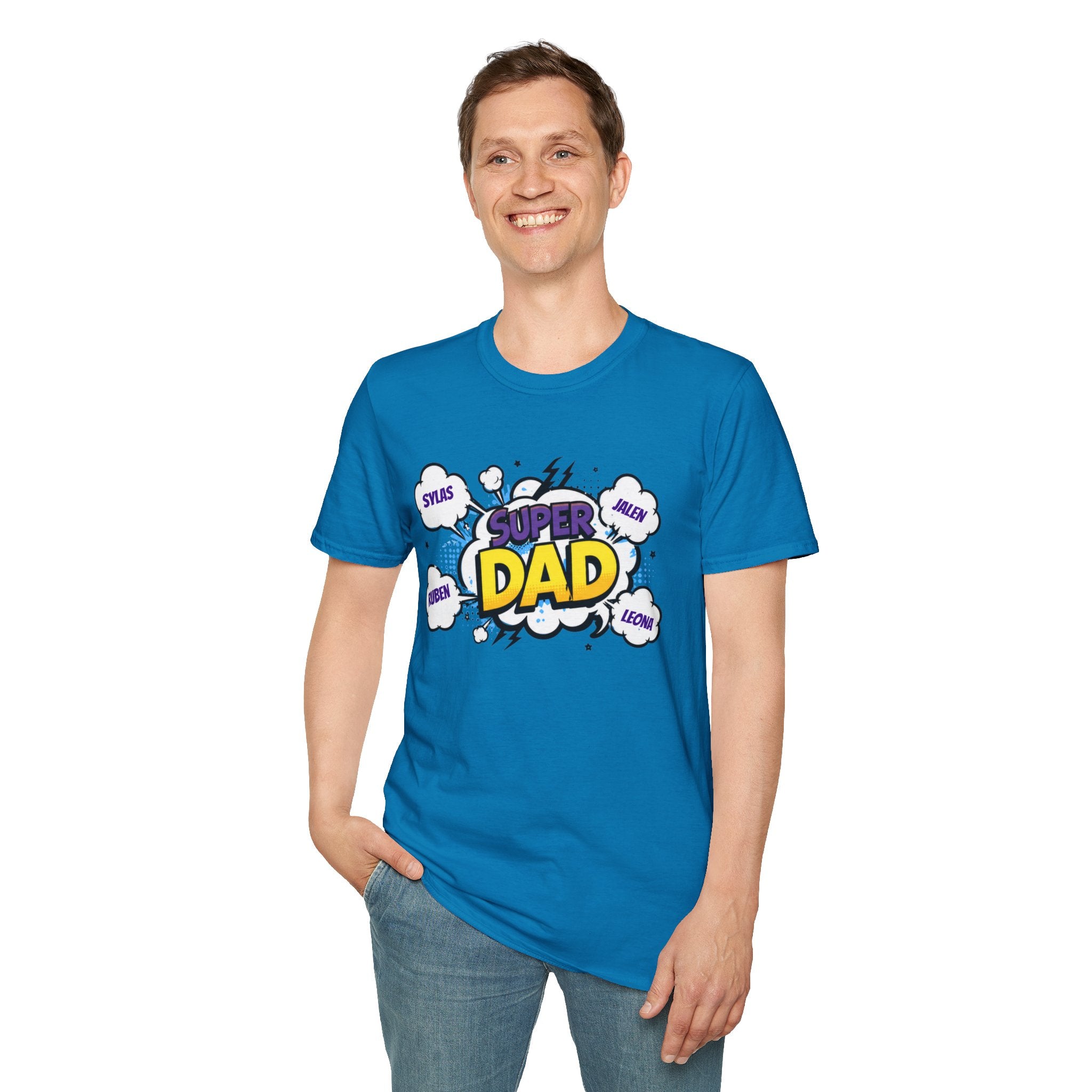 Super Dad Comic Graphic T-Shirt — Father’s Day Gift Tee